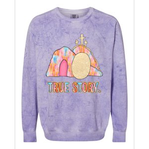 True Story Easter Colorblast Crewneck Sweatshirt