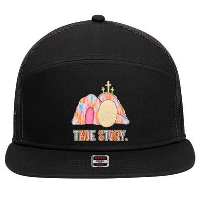 True Story Easter 7 Panel Mesh Trucker Snapback Hat