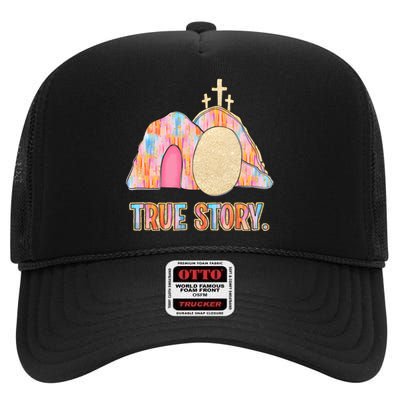 True Story Easter High Crown Mesh Back Trucker Hat