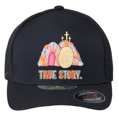 True Story Easter Flexfit Unipanel Trucker Cap