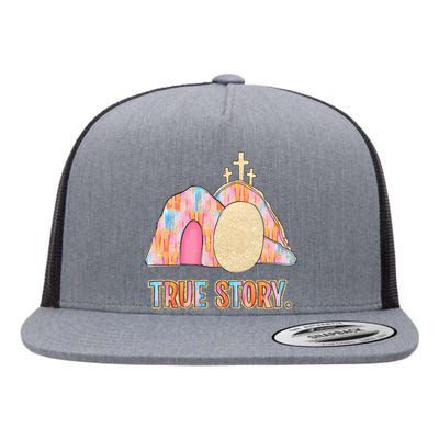 True Story Easter Flat Bill Trucker Hat