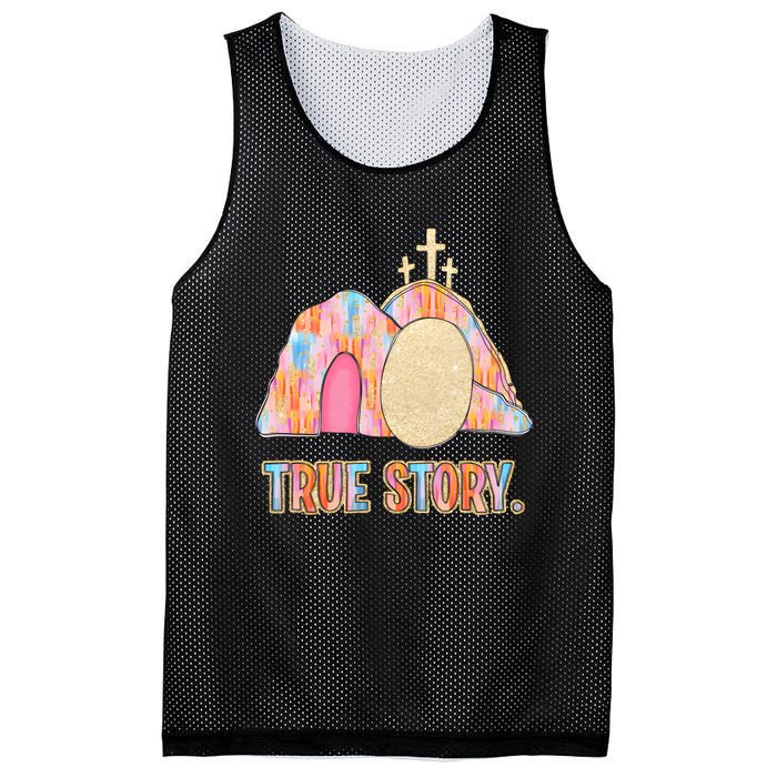 True Story Easter Mesh Reversible Basketball Jersey Tank