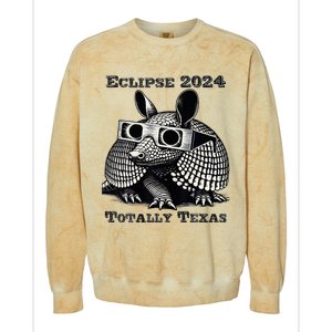 Total Solar Eclipse 2024 Totally Texas Colorblast Crewneck Sweatshirt