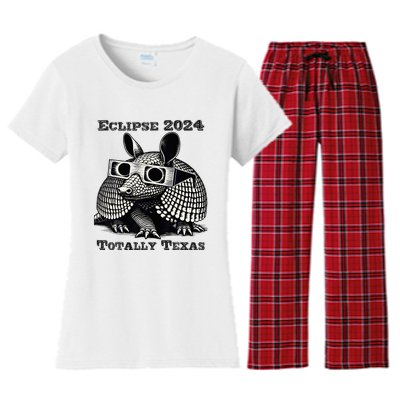 Total Solar Eclipse 2024 Totally Texas Women's Flannel Pajama Set