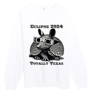 Total Solar Eclipse 2024 Totally Texas Premium Crewneck Sweatshirt