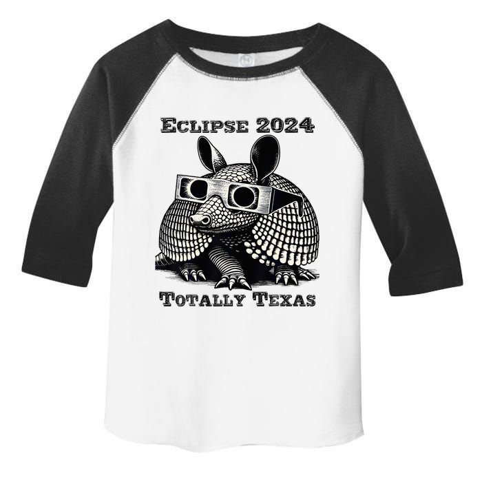 Total Solar Eclipse 2024 Totally Texas Toddler Fine Jersey T-Shirt