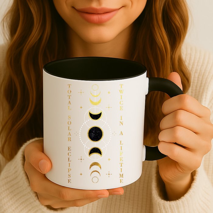 Total Solar Eclipse Twice In Lifetime April 08 2024 Coffee Mug