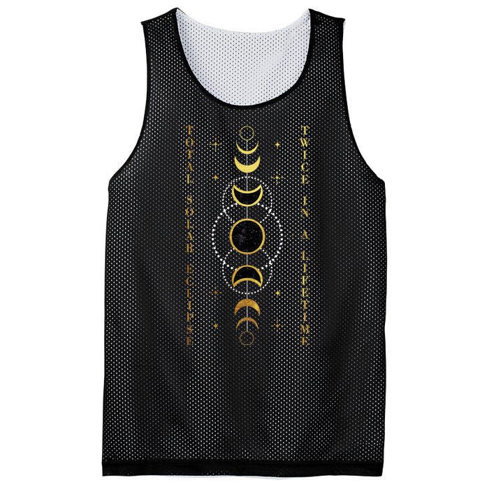 Total Solar Eclipse Twice In Lifetime April 08 2024 Mesh Reversible Basketball Jersey Tank