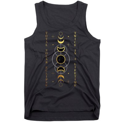 Total Solar Eclipse Twice In Lifetime April 08 2024 Tank Top