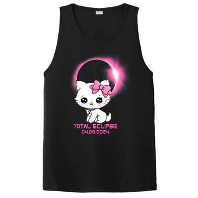 Total Solar Eclipse April 8 2024 Cat Boy Girl Funny PosiCharge Competitor Tank