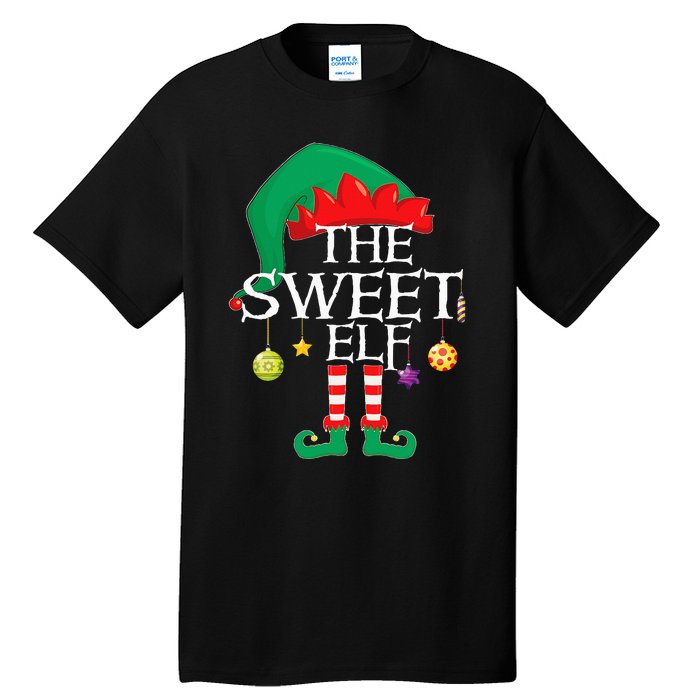 The Sweet Elf Squad Christmas Matching Family Xmas Tall T-Shirt