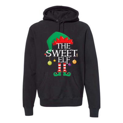 The Sweet Elf Squad Christmas Matching Family Xmas Premium Hoodie