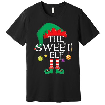 The Sweet Elf Squad Christmas Matching Family Xmas Premium T-Shirt