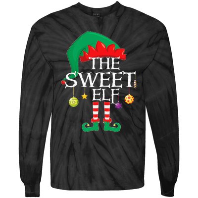 The Sweet Elf Squad Christmas Matching Family Xmas Tie-Dye Long Sleeve Shirt