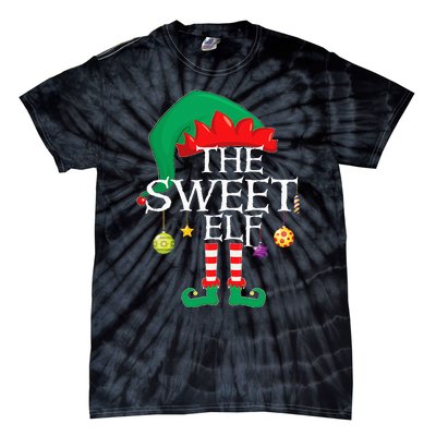 The Sweet Elf Squad Christmas Matching Family Xmas Tie-Dye T-Shirt