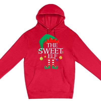 The Sweet Elf Squad Christmas Matching Family Xmas Premium Pullover Hoodie