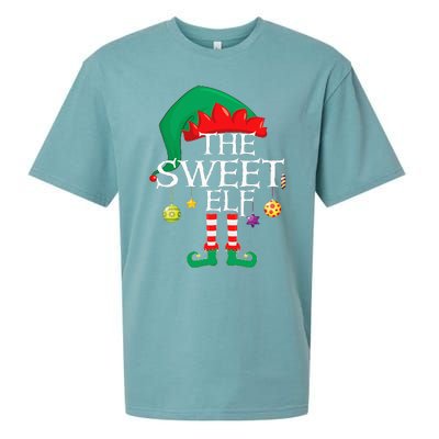 The Sweet Elf Squad Christmas Matching Family Xmas Sueded Cloud Jersey T-Shirt