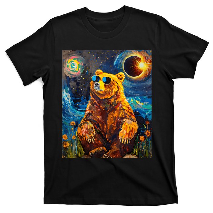 Total Solar Eclipse Grizzly Bear T-Shirt