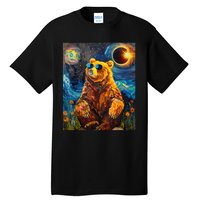 Total Solar Eclipse Grizzly Bear Tall T-Shirt