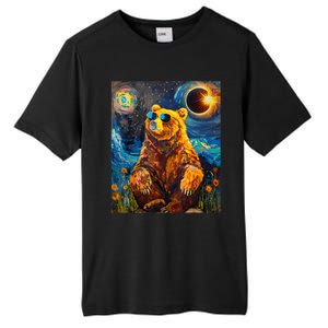 Total Solar Eclipse Grizzly Bear Tall Fusion ChromaSoft Performance T-Shirt