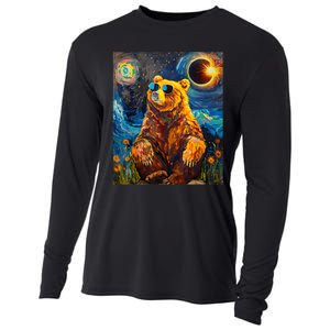 Total Solar Eclipse Grizzly Bear Cooling Performance Long Sleeve Crew