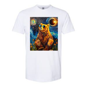 Total Solar Eclipse Grizzly Bear Softstyle CVC T-Shirt