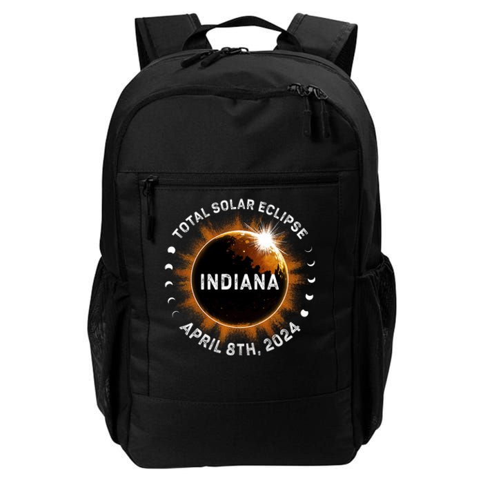 Total Solar Eclipse Path Of Totality April 8th 2024 Indiana Daily Commute Backpack