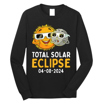 Total Solar Eclipse April 8 2024 Long Sleeve Shirt