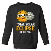 Total Solar Eclipse April 8 2024 Toddler Sweatshirt