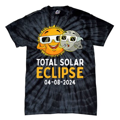 Total Solar Eclipse April 8 2024 Tie-Dye T-Shirt