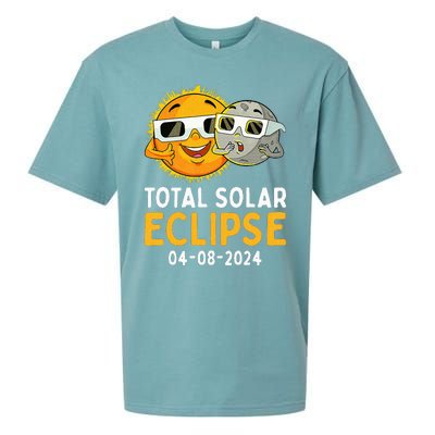 Total Solar Eclipse April 8 2024 Sueded Cloud Jersey T-Shirt