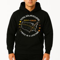 Total Solar Eclipse Twice In A Lifetime Aug 21 2017 April 08 2024 Hoodie