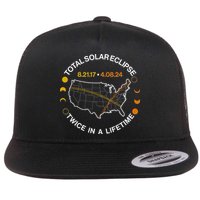 Total Solar Eclipse Twice In A Lifetime Aug 21 2017 April 08 2024 Flatbill Hat