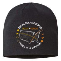 Total Solar Eclipse Twice In A Lifetime Aug 21 2017 April 08 2024 Sustainable Beanie
