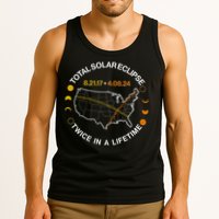 Total Solar Eclipse Twice In A Lifetime Aug 21 2017 April 08 2024 Tank Top
