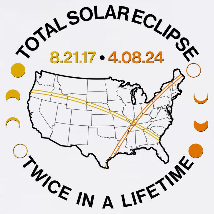 Total Solar Eclipse Twice In A Lifetime Aug 21 2017 April 08 2024 Garment-Dyed Sweatshirt