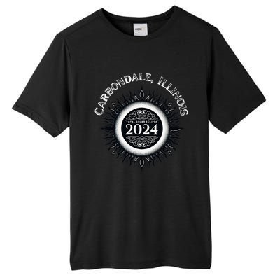 Total Solar Eclipse 04.08.24 Carbondale Illinois Tall Fusion ChromaSoft Performance T-Shirt