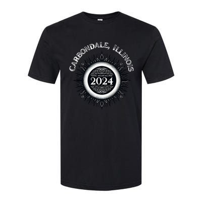 Total Solar Eclipse 04.08.24 Carbondale Illinois Softstyle® CVC T-Shirt