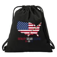 Total Solar Eclipse 2024 April 8 2024 Rare Celestial Eclipse Totality 2024 Drawstring Bag