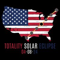 Total Solar Eclipse 2024 April 8 2024 Rare Celestial Eclipse Totality 2024 Drawstring Bag