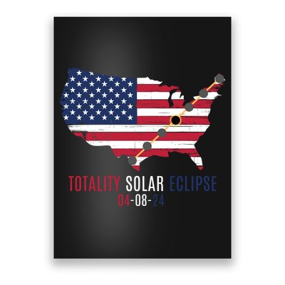 Total Solar Eclipse 2024 April 8 2024 Rare Celestial Eclipse Totality 2024 Poster