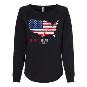 Total Solar Eclipse 2024 April 8 2024 Rare Celestial Eclipse Totality 2024 Womens California Wash Sweatshirt