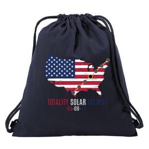 Total Solar Eclipse 2024 April 8 2024 Rare Celestial Eclipse Totality 2024 Drawstring Bag