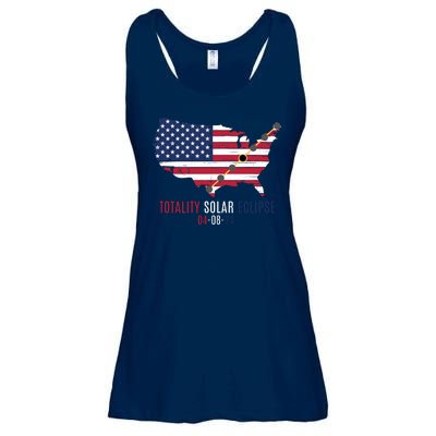 Total Solar Eclipse 2024 April 8 2024 Rare Celestial Eclipse Totality 2024 Ladies Essential Flowy Tank