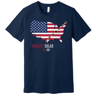 Total Solar Eclipse 2024 April 8 2024 Rare Celestial Eclipse Totality 2024 Premium T-Shirt