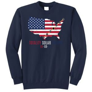 Total Solar Eclipse 2024 April 8 2024 Rare Celestial Eclipse Totality 2024 Tall Sweatshirt