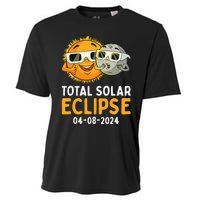 Total Solar Eclipse 2024 Glasses Funny Sun Moon Cooling Performance Crew T-Shirt