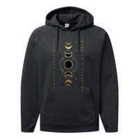 Total Solar Eclipse Twice In Lifetime April 08 2024 Gift Design Performance Fleece Hoodie