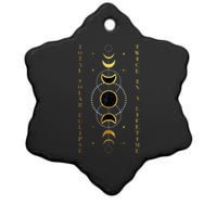 Total Solar Eclipse Twice In Lifetime April 08 2024 Gift Design Ceramic Star Ornament