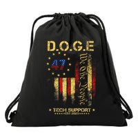 Tech Support Elon Doge Drawstring Bag